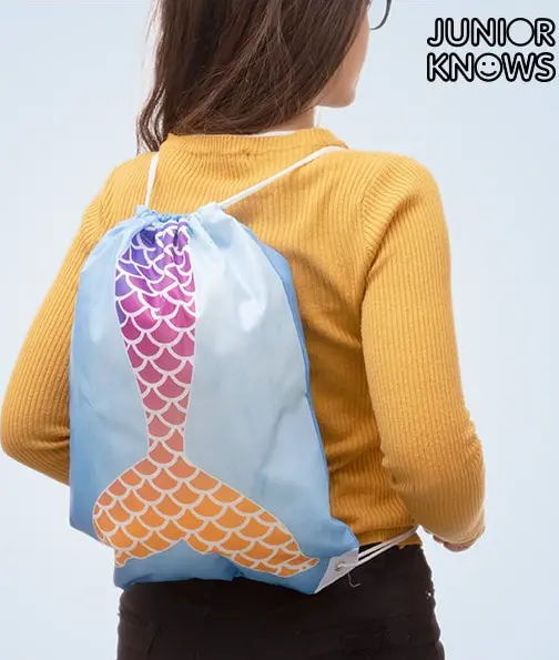  Junior Knows Mermaid Drawstring Bag