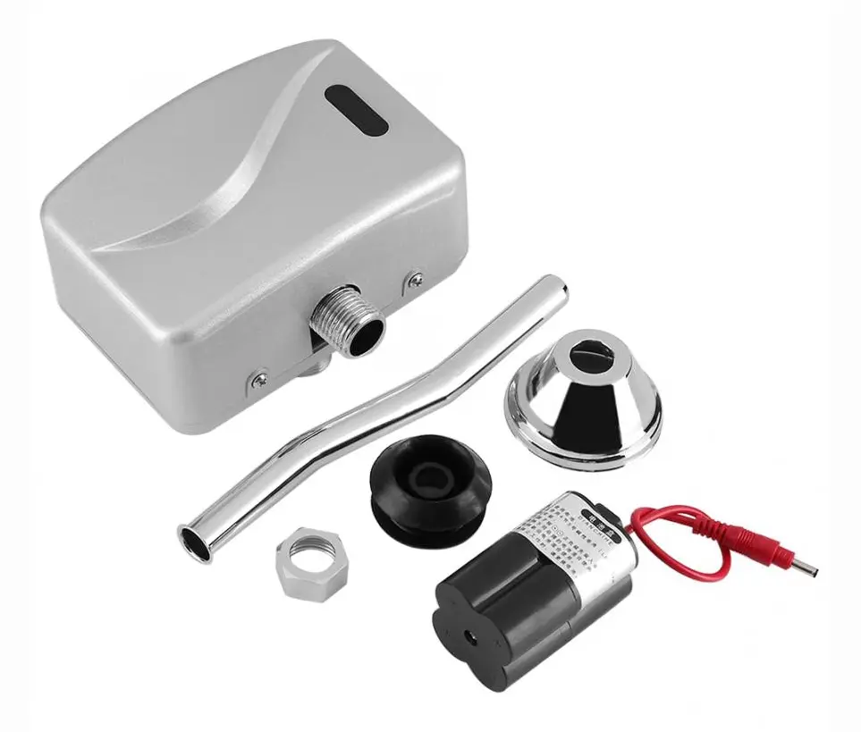 Dc 6v badkamer sensor beröringsfri, urinoirspoeler wc blootgesteld, automatisk för badrumstillbehör -