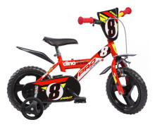 Dino Bikes Barncykel Pro-Cross röd 12 DINO356004