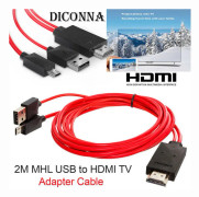 1080p mhl micro usb till hdmi hd tv-kabeladapter för samsung android smarttelefon
