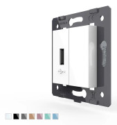 Plast eu standard usb uttagsmodul