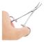 Hemostatisk pincett, klämma för sällskapsdjur, låstång för fiske, krökt / rakt handverktyg med epilering