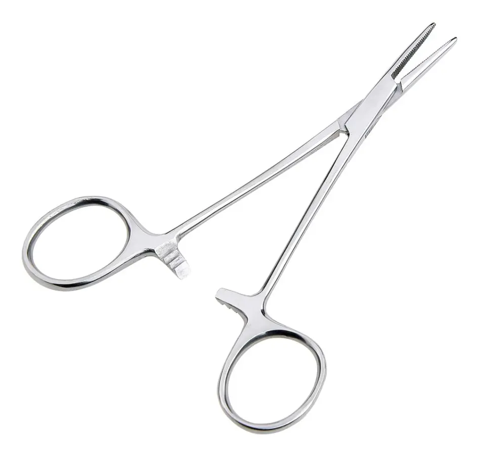 Hemostatisk pincett, klämma för sällskapsdjur, låstång för fiske, krökt / rakt handverktyg med epilering