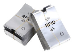 Aluminiumfolie, bärbar anti-scan, hylskredit, RFID-skydd, korthållare