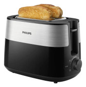 Philips Daily Collection HD2516 - Brödrost - 2 skiva - 2 Kortplatser - svart