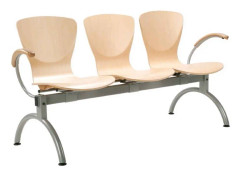 Bänk för väntrum Pozolorente P & C B3M Brun