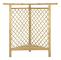 Hörnpergola med bänk 166x81x174 cm impregnerad furu
