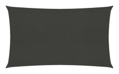vidaXL Solsegel 160 g/m² antracit 5x8 m HDPE