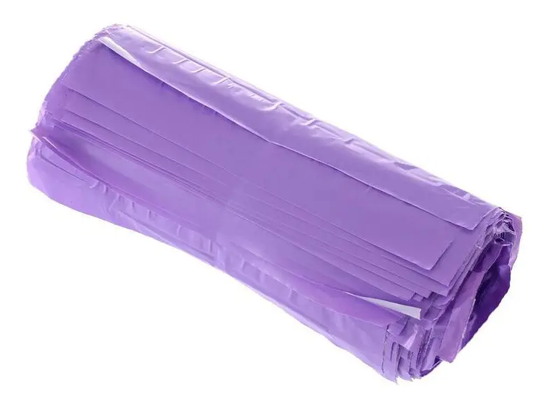 Ljusrosa budpåsar, självförslutande kuvert plastförpackningspåse