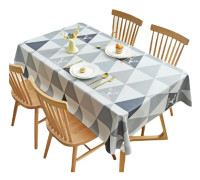 Rektangulär duk PVC Triangelmönster 80 x 120 cm