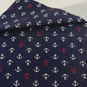 Havsankare bomull patchwork tyg - diy quiltning, sömnad tyg hantverk, sängkläder dekoration