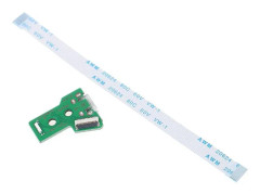 USB-laddningsport, uttag, kretskort för 12-poligt JDS 011 030 040 055 - 14-poligt 001-kontakt för PS4-styrenhet - E