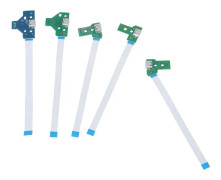 USB-laddningsport, uttag, kretskort för 12-poligt JDS 011 030 040 055 - 14-poligt 001-kontakt för PS4-styrenhet - E