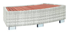 Spatrappa ljusgrå konstrotting 92x45x25 cm