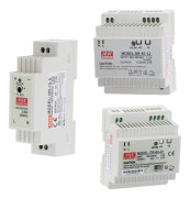 Dr-15, dr-45, dr-60, 15w / 45w / 60w singelutgång 5v / 12v / 15v / 24v- strömförsörjning för DIN-skena - 5V / DR-15