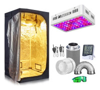 Odla tältrum komplett kit hydroponiskt odlingssystem