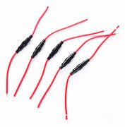 Glasrörsäkringshållare skruvtyp snabbblåsning 5x20mm med 22 awg tråd 250v -