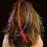 1st / 2st / 5st LED-blinkande, hårfläta - Glödande självlysande hårnåls hårprydnad för tjejer