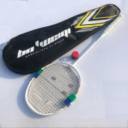 8u, professionell badmintonracket med 100% kol med väska- g5, ultralätt nål