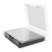 ICY BOX IB-AC6251 - Skyddsfodral för hårddisk - kapacitet: 1 hårddisk (2,5") - transparent