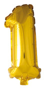 Folieballong 41cm Siffra Guld
