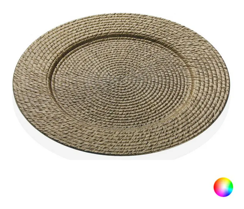 Tallriksunderlägg Arun Plast (33 x 33 cm) - Guld
