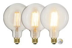  Star Trading LED-lampa G125 3-stegs klick dimring 6,5W 2100K E27