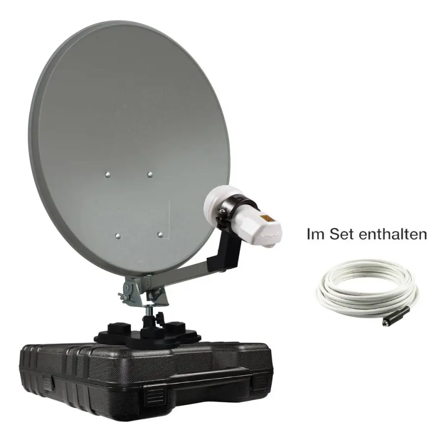 Camp FAVAL HD Camping parabolpaket med mottagare