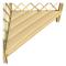 vidaXL Hörnpergola med säte 130x130x197 cm impregnerad furu