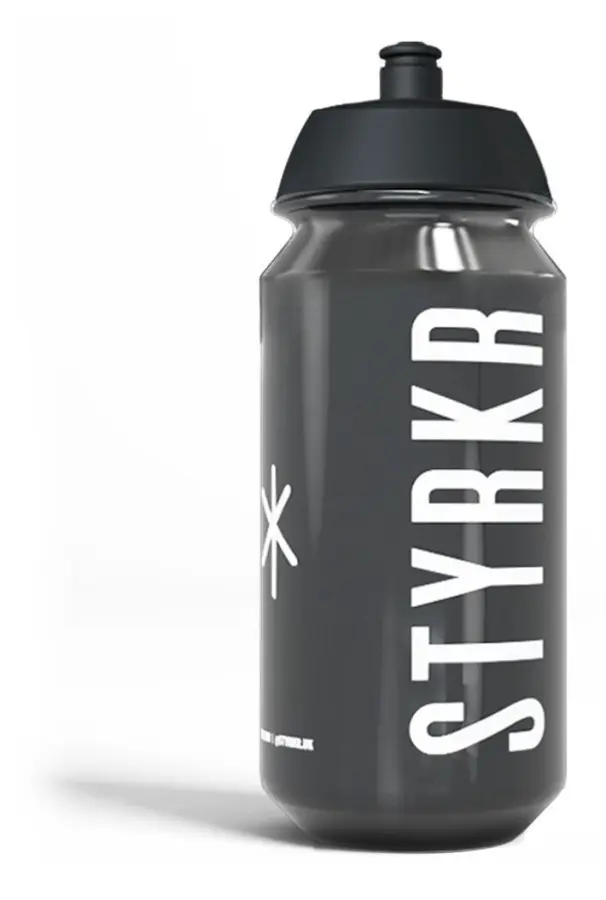 Styrkr Transparent Black Bottle x 1