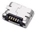 Smd micro usb-kontakt honport jack tail socket