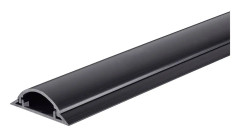 TRU COMPONENTS Kabelbrygga PVC Svart Antal kanaler: 1 1000 mm Innehåll: 1 m