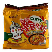 Ramen Nudlar Hot Chicken Med Curry Smak 140gx5förp Samyang Korean