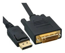 SBOX DP-DVI-2, 2 m, DisplayPort, DVI, Hanstik, Hanstik, Rakt