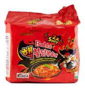 Snabbnudlar Super Stark 2xSpicy 700g/140gx5påse Buldak Sam Yang Korean
