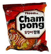 Snabbnudlar Seafood Cham Pong 124g Nongshim Korea