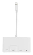 iPhone adapter till RJ45 Ethernet + HDMI + USB Camera