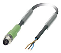 Phoenix Contact 1681677 Sensor/ställdon-kontakt, konfektionerad M8 Kontakt hane rak 3.00 m Antal poler (RJ): 3 1 st