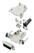 TRU COMPONENTS TCDTZF15HDP26K 7709392 D-Sub stiftlist set 180 ° Antal poler: 26 Lödhona 1 st