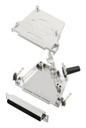 TRU COMPONENTS TCD45ZF37DMPK 7708740 D-Sub stiftlist set 45 ° Antal poler: 37 Lödhona 1 st