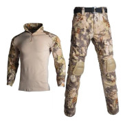 Taktisk kamouflage militär uniform kostym