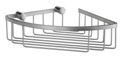 Hörnhylla dusch Smedbo Sideline DS2021 1 plan 160X160mm H60 mattborstad krom mattborstad krom
