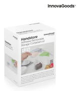 Löstagbara Självhäftande Köksbehållare Handstore InnovaGoods Förpackning med 2 masker