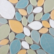 Lösa keramiska mosaik lösa brickor diy material glas dekorera