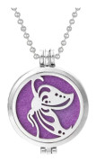 Aromaterapi smycken, eterisk olja diffusor halsband, öppna parfym lockets, hängen