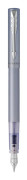 Parker Vector XL, Silver, Påfyllning med bläckpatronssystem, Blå, Rostfritt stål, Medium, Ambidextrous