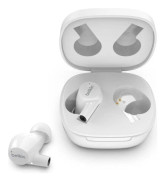 Belkin SoundForm Rise - True wireless-hörlurar med mikrofon - inuti örat - Bluetooth - vit