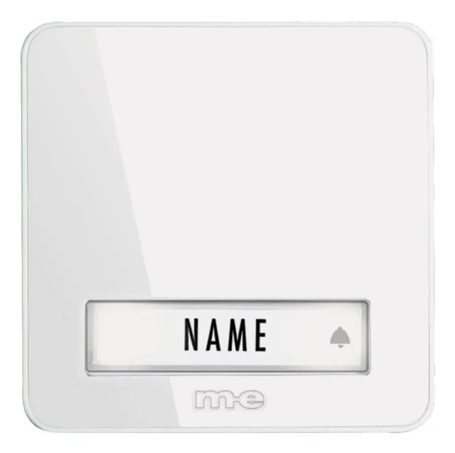 m-e modern-electronics 41077 Trådlös dörrklocka Sändare