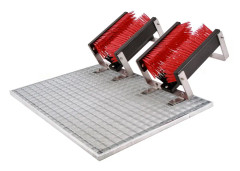 FloorMAX Exklusiv Fotsopmaskin med galler - Dubbel