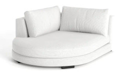 MONTANA Divanmodul Rund Höger Manchester Beige